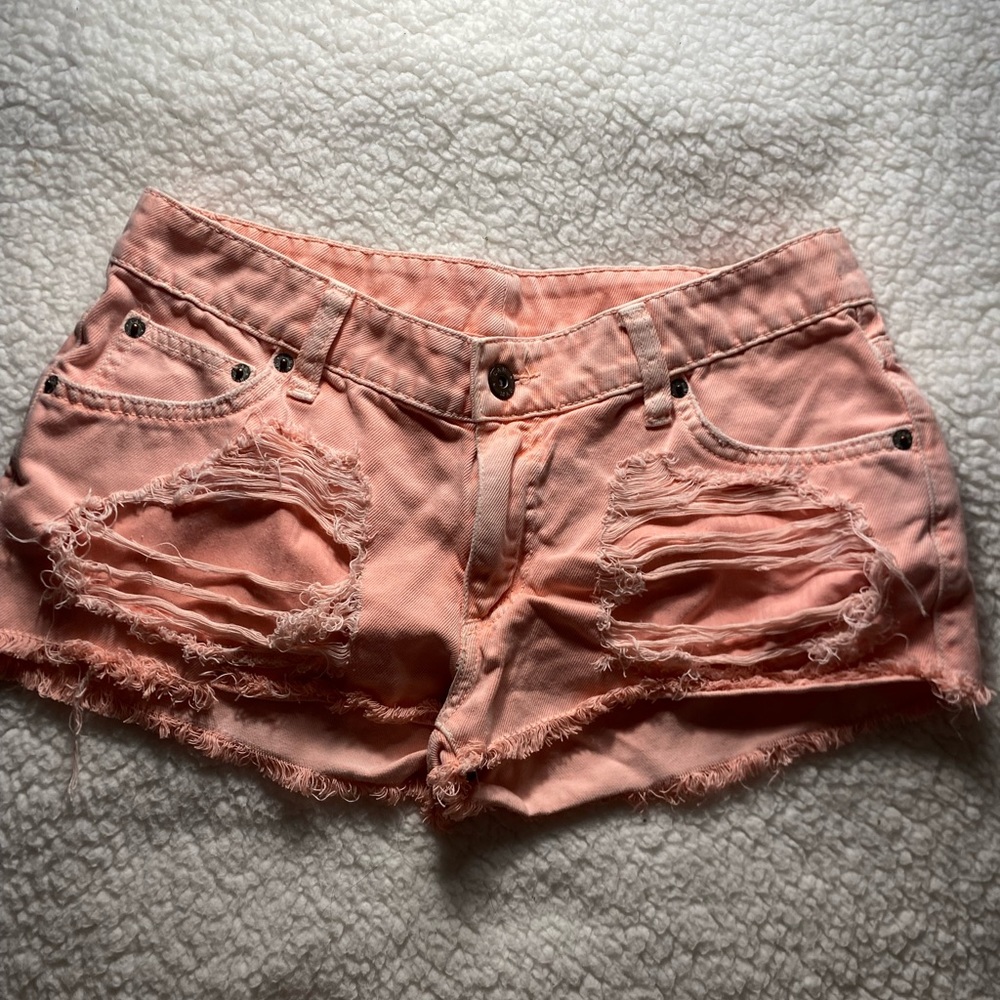 Carmar ripped jean-shorts
